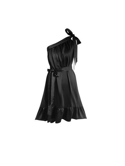 Lila Black Dress
