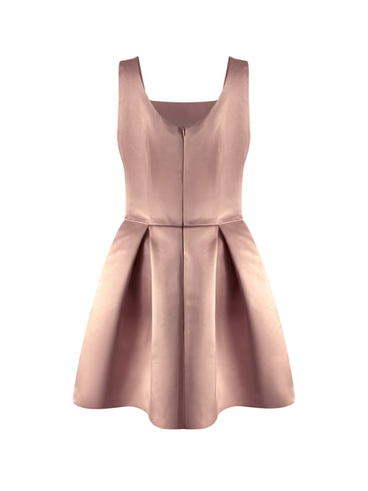 Princess Square Nude Dress
