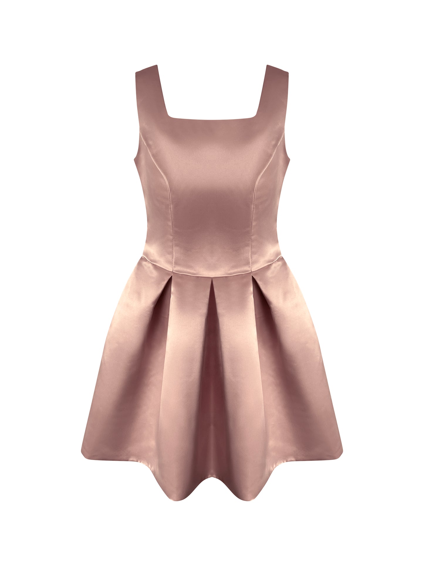 Princess Square Nude Dress