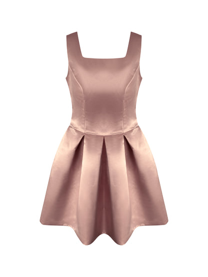 Princess Square Nude Dress