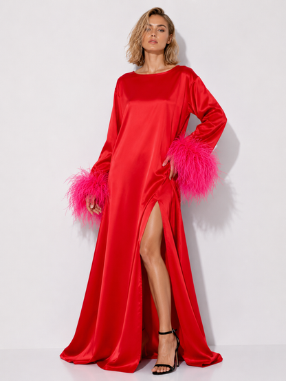 Red and Pink Island Dress