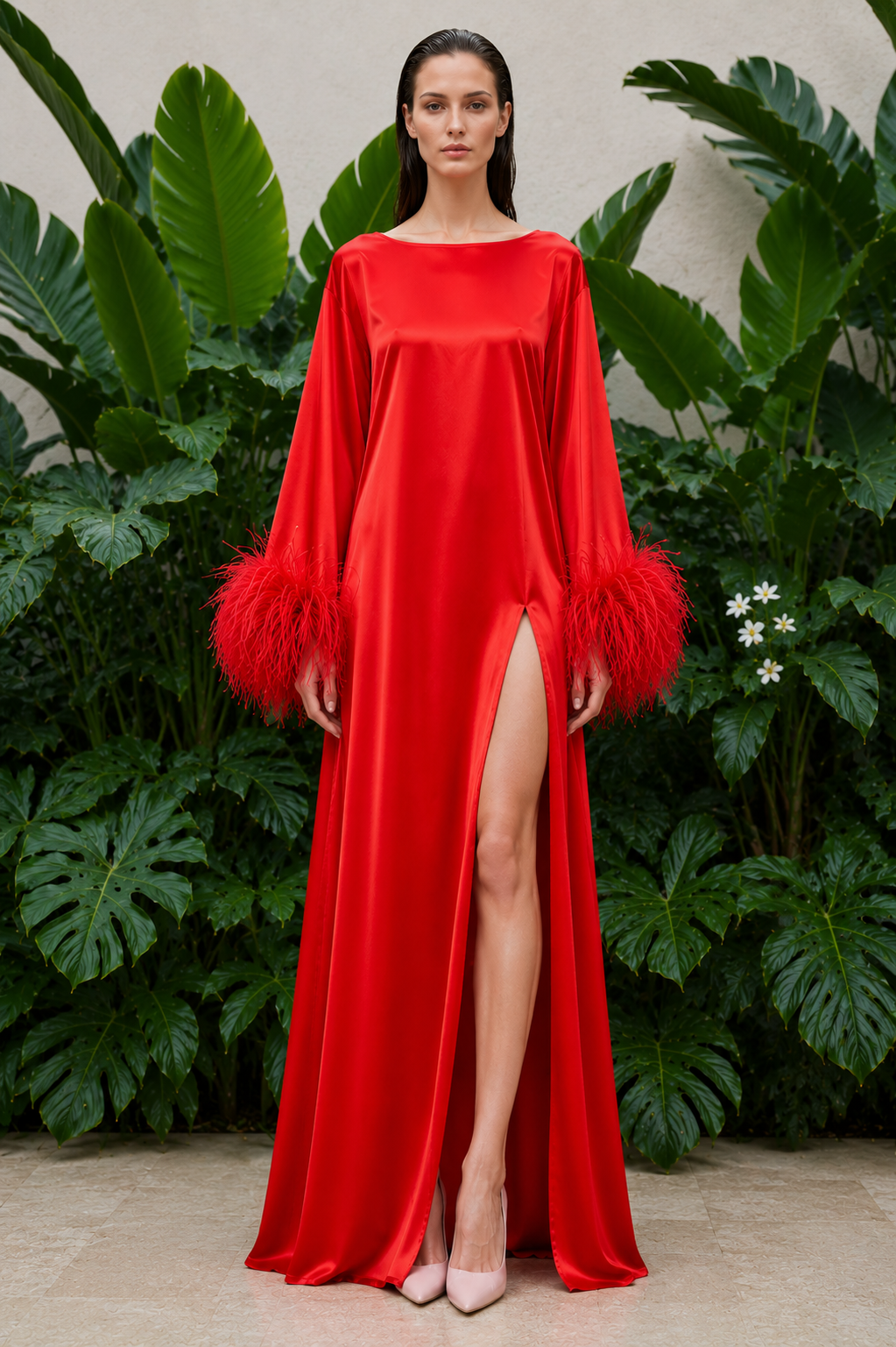 Red Island Dress