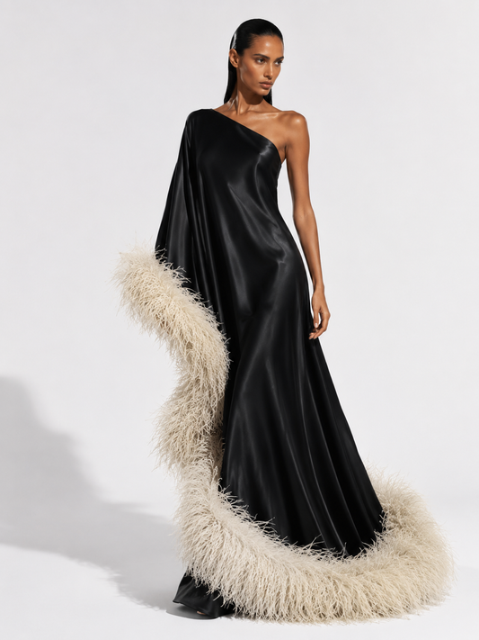 Star Black and Ivory Dress