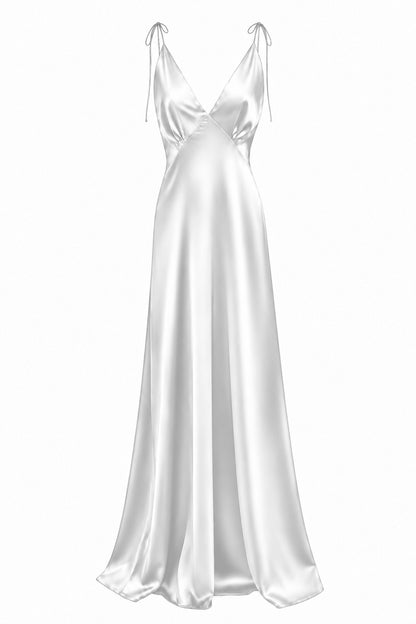 Flame White Dress
