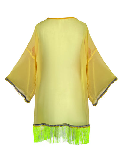 Festival Ibiza Party Holiday Summer Tunic Kimono