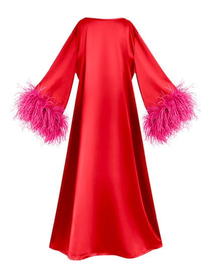 Red and Pink Island Dress