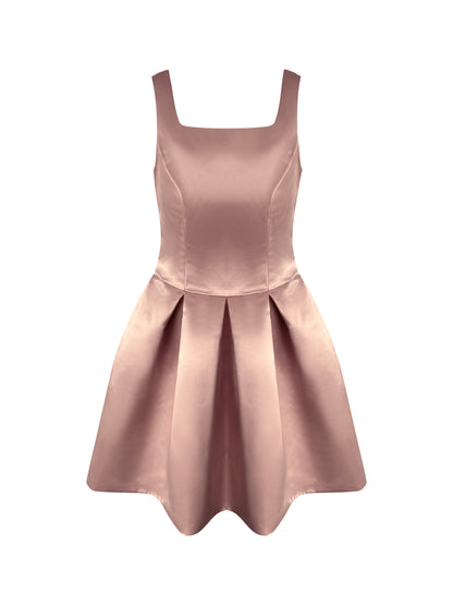 Princess Thin Straps Nude Dress