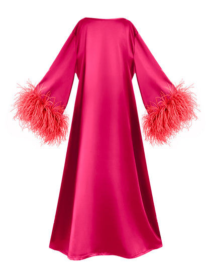 Jess Maxi Pink and Red Dress