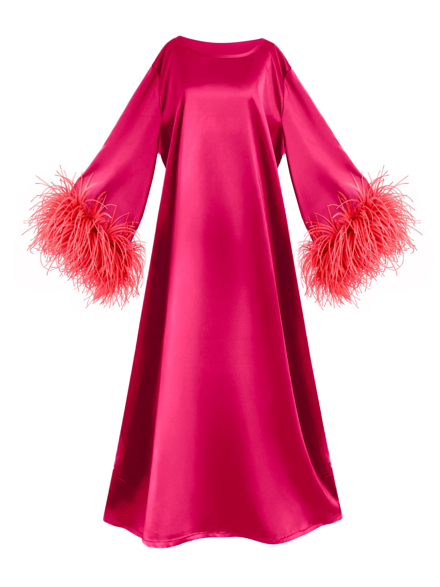 Jess Maxi Pink and Red Dress