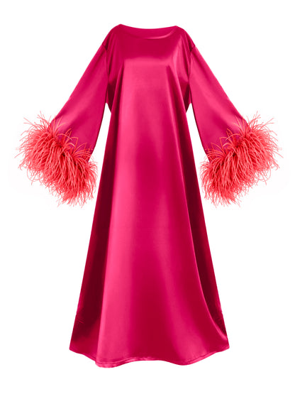 Jess Maxi Pink and Red Dress