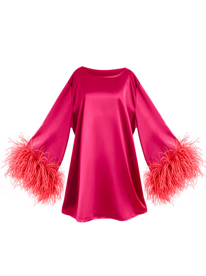 Jess Mini Pink and Red Dress