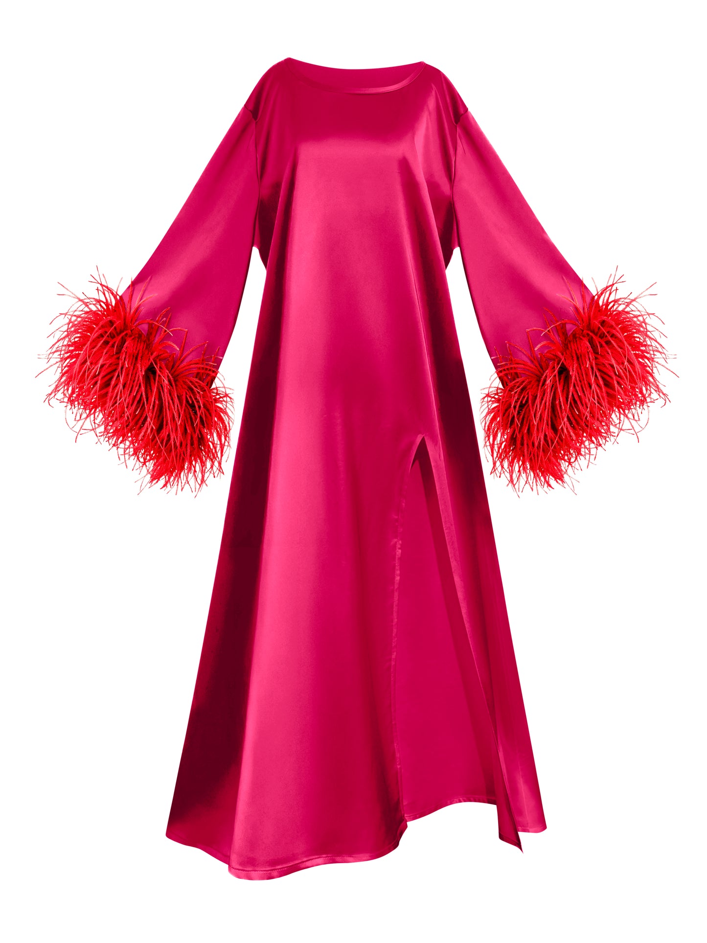 Pink and Red Island Dress