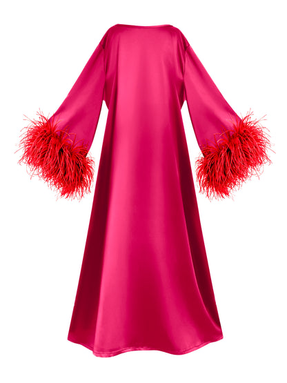 Pink and Red Island Dress