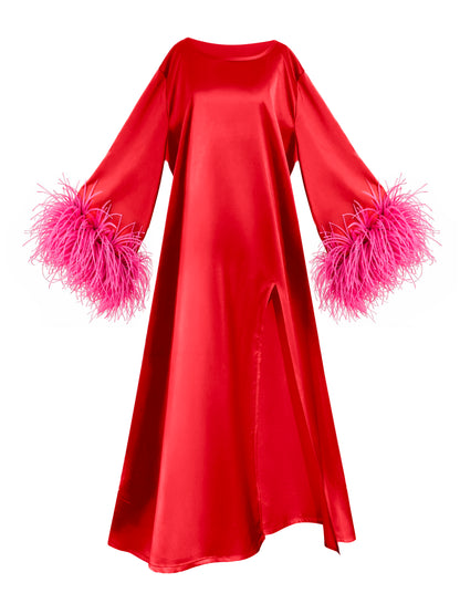Red and Pink Island Dress