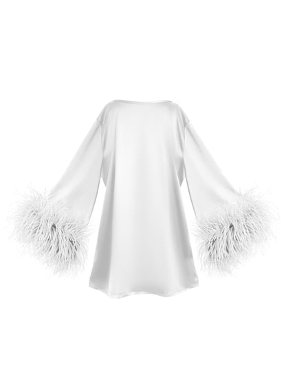 White Mini Dahlia Dress