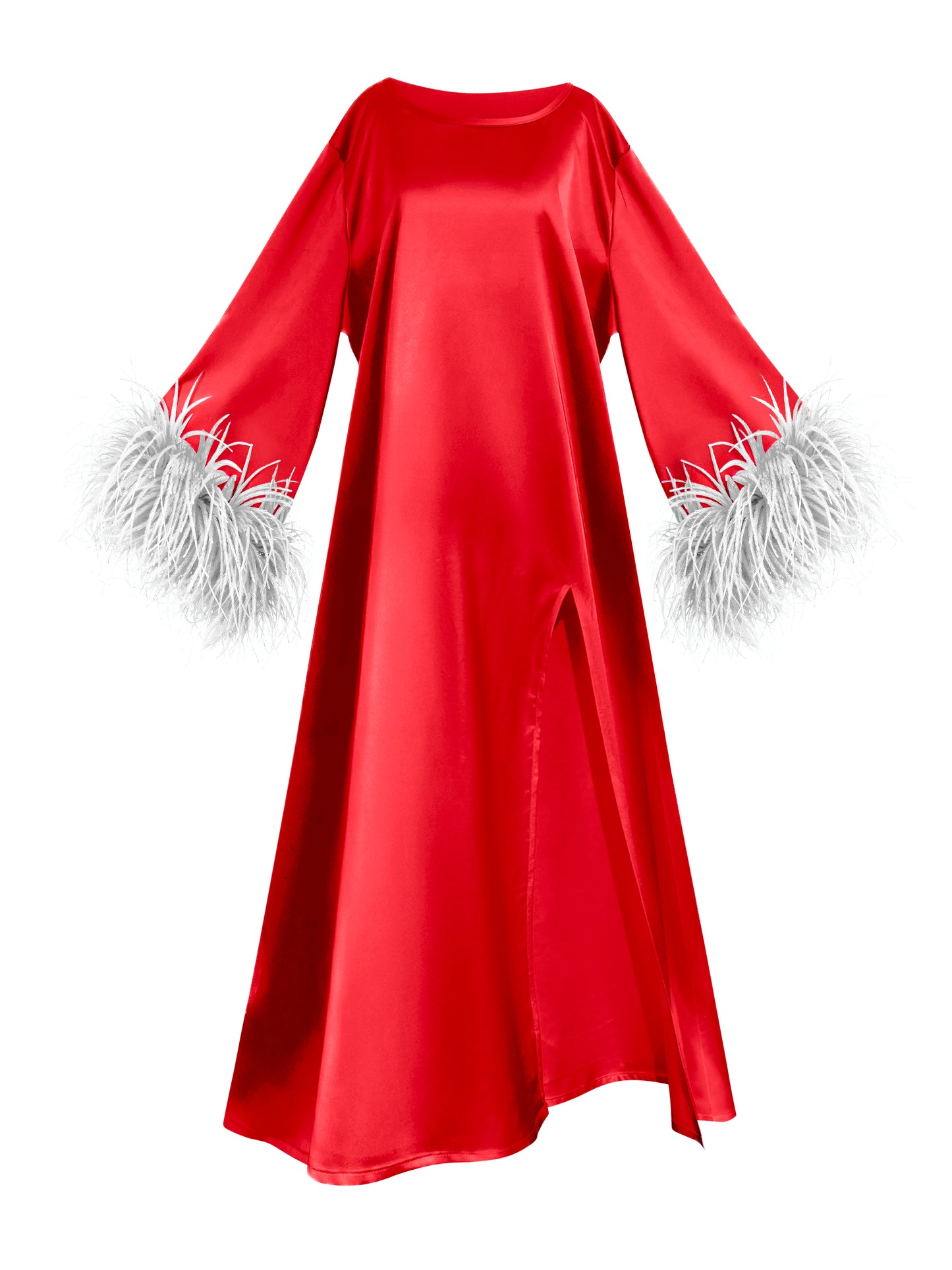 Red and White Island Dress