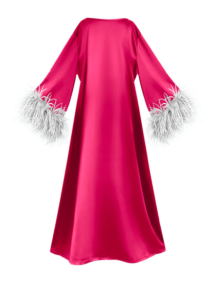 Pink and White Island Dress
