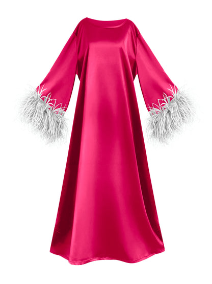 Jess Maxi Pink and White Dress